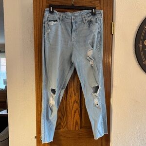 Style & Co. Light Blue Distressed Women's Jeans